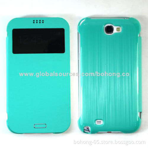 Grid Grain with Drawing Line Grain PC Folio Cases for Samsung Galaxy S4, Different Colors Available